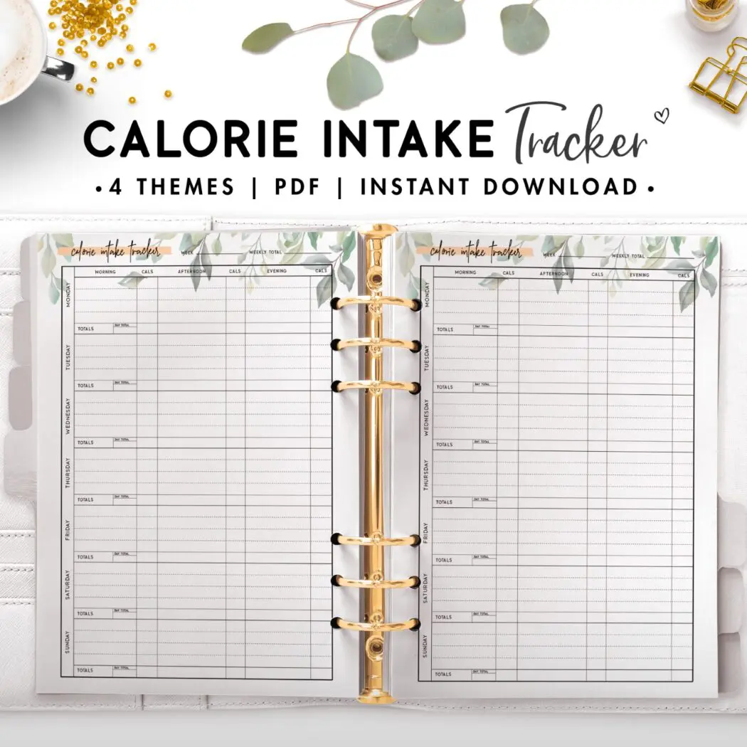 calorie intake tracker - botanical-2
