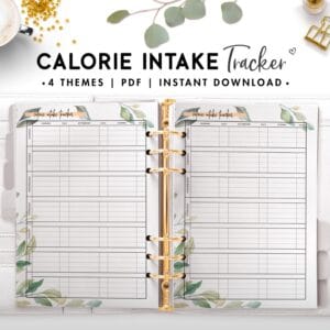 calorie intake tracker - botanical