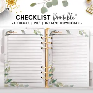 checklist - botanical