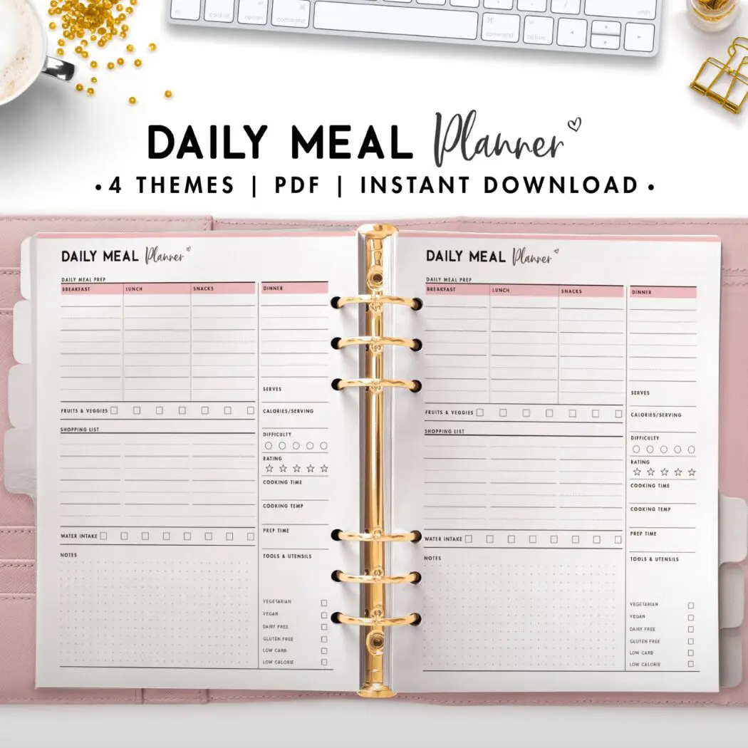 daily meal planner - soft