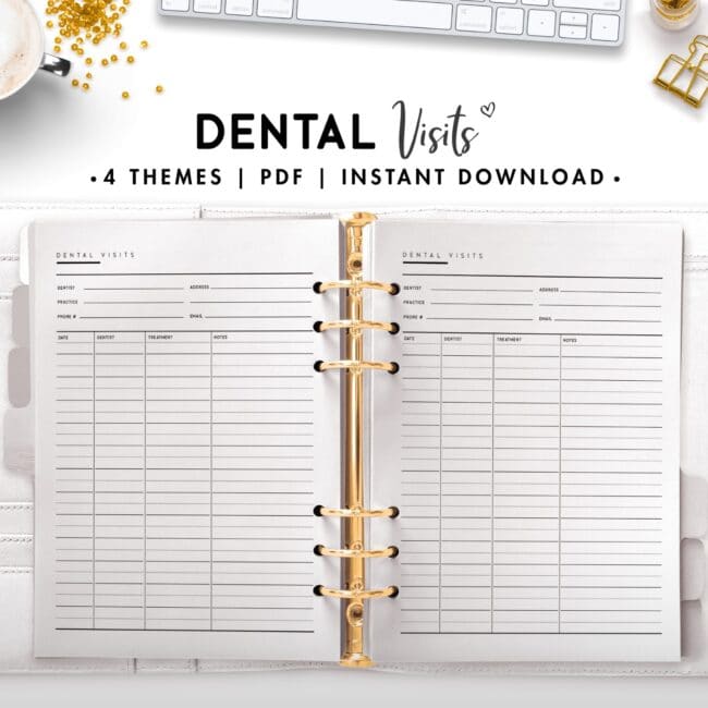 Dental Visits - World of Printables