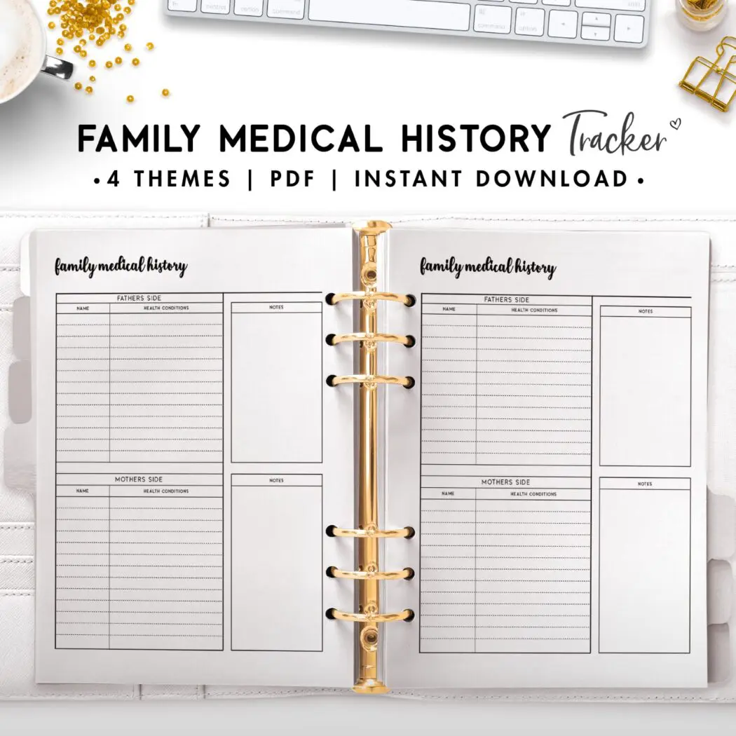 family medical history - cursive