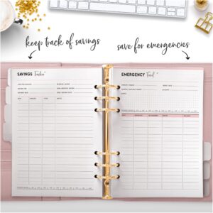 keep track of savings save for emergencies