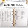 Gluten Free Grocery List & Meal Ideas - World of Printables