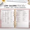 low calorie meal ideas - soft