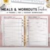 meals and workouts tracker - soft
