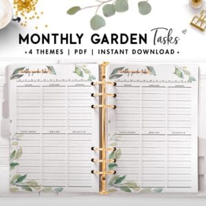 monthly garden tasks - botanical