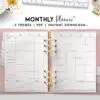monthly planner - soft