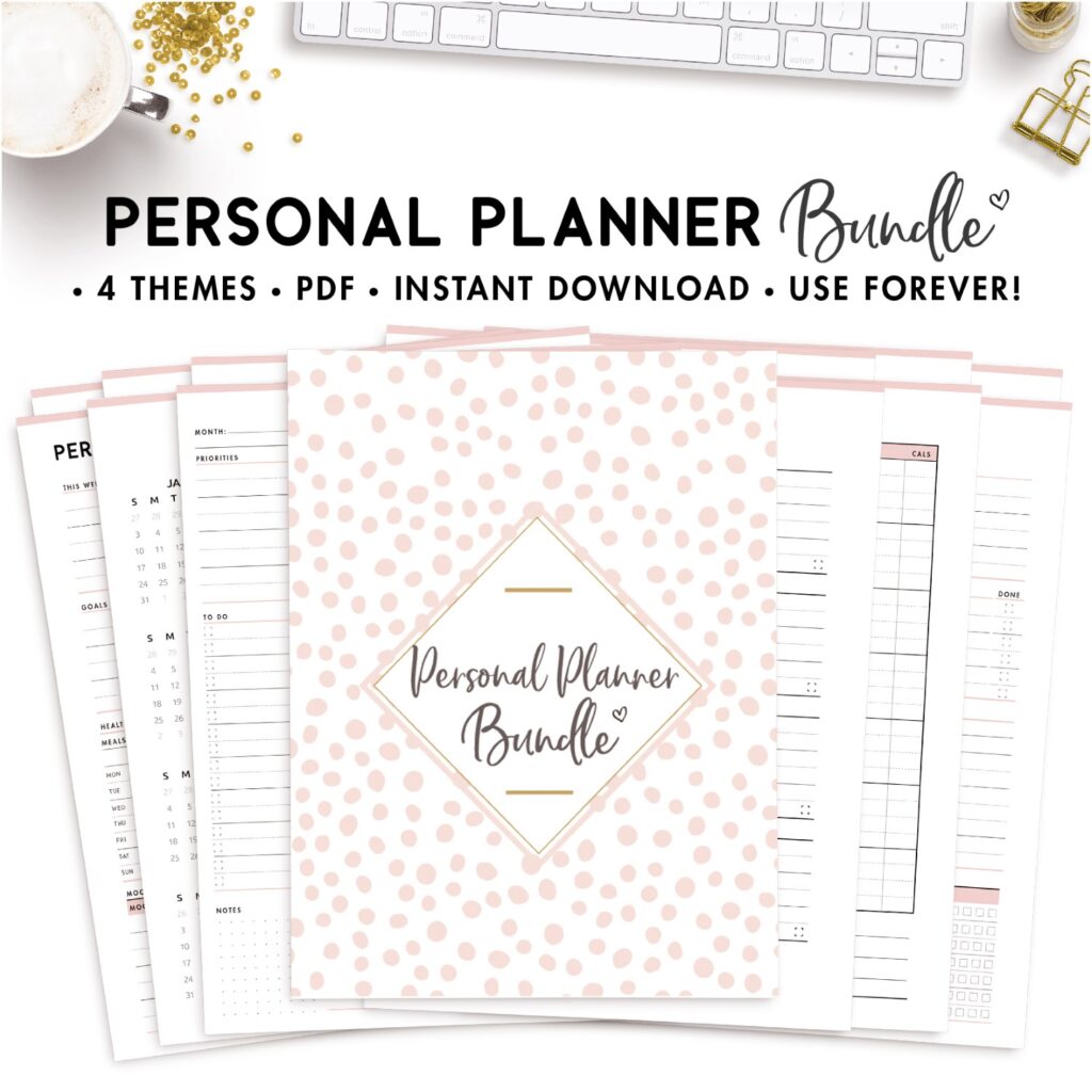 personal planner bundle