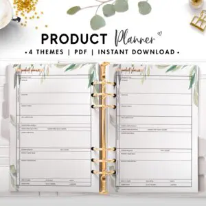 product planner - botanical