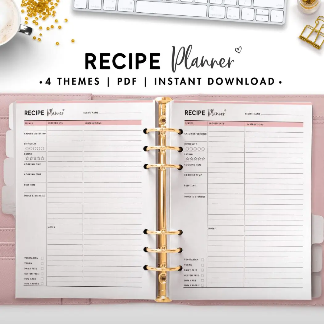 recipe planner - soft