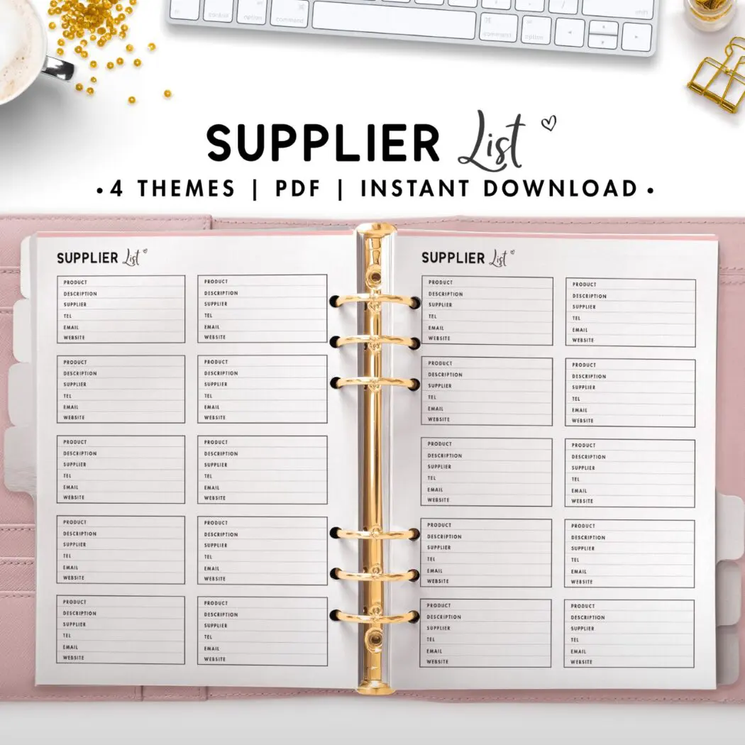 supplier list - soft