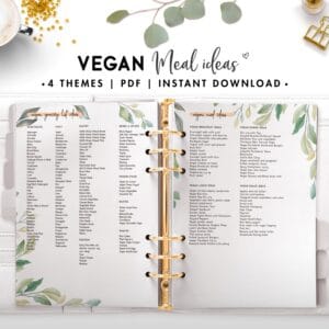 vegan meal ideas - botanical