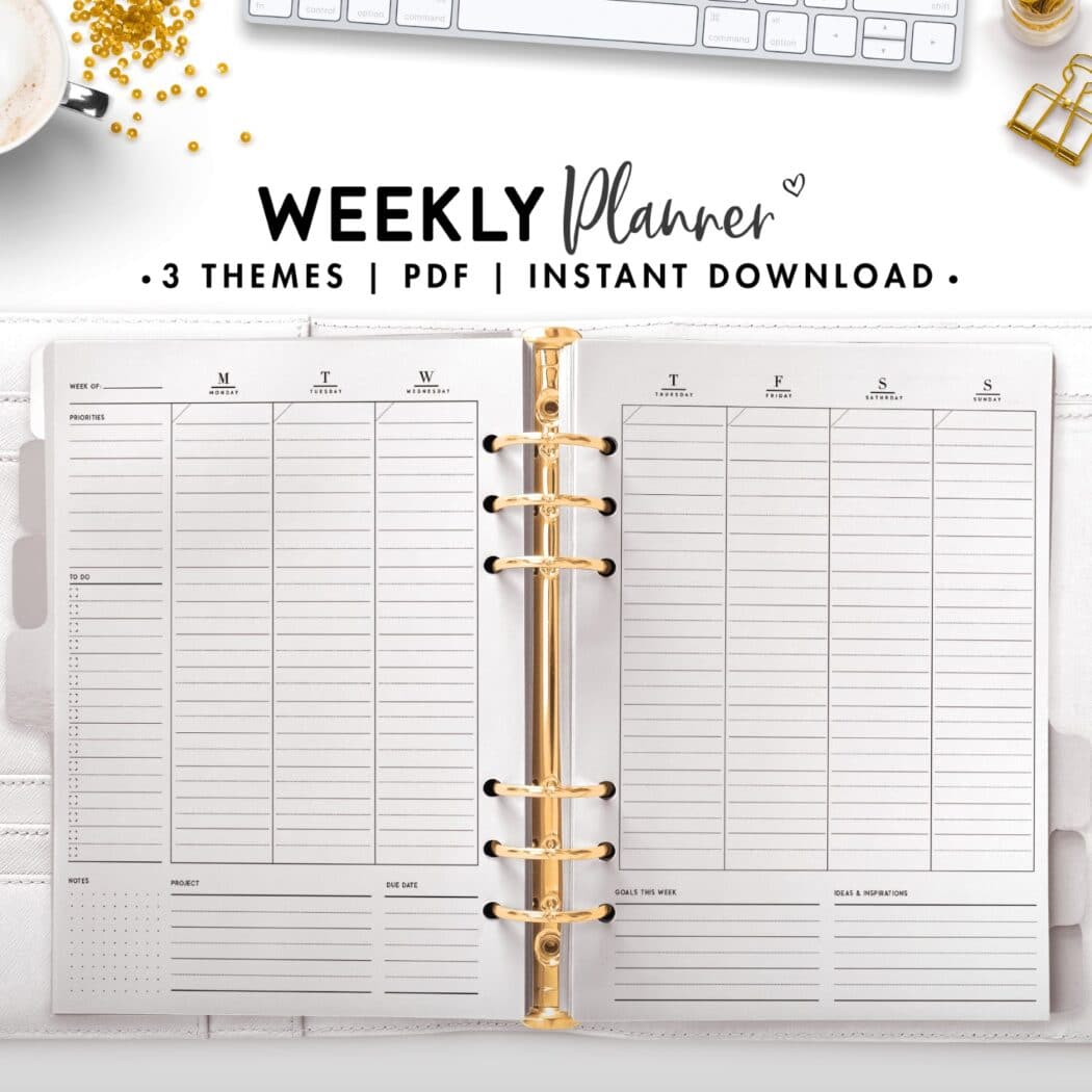 weekly planner - classic