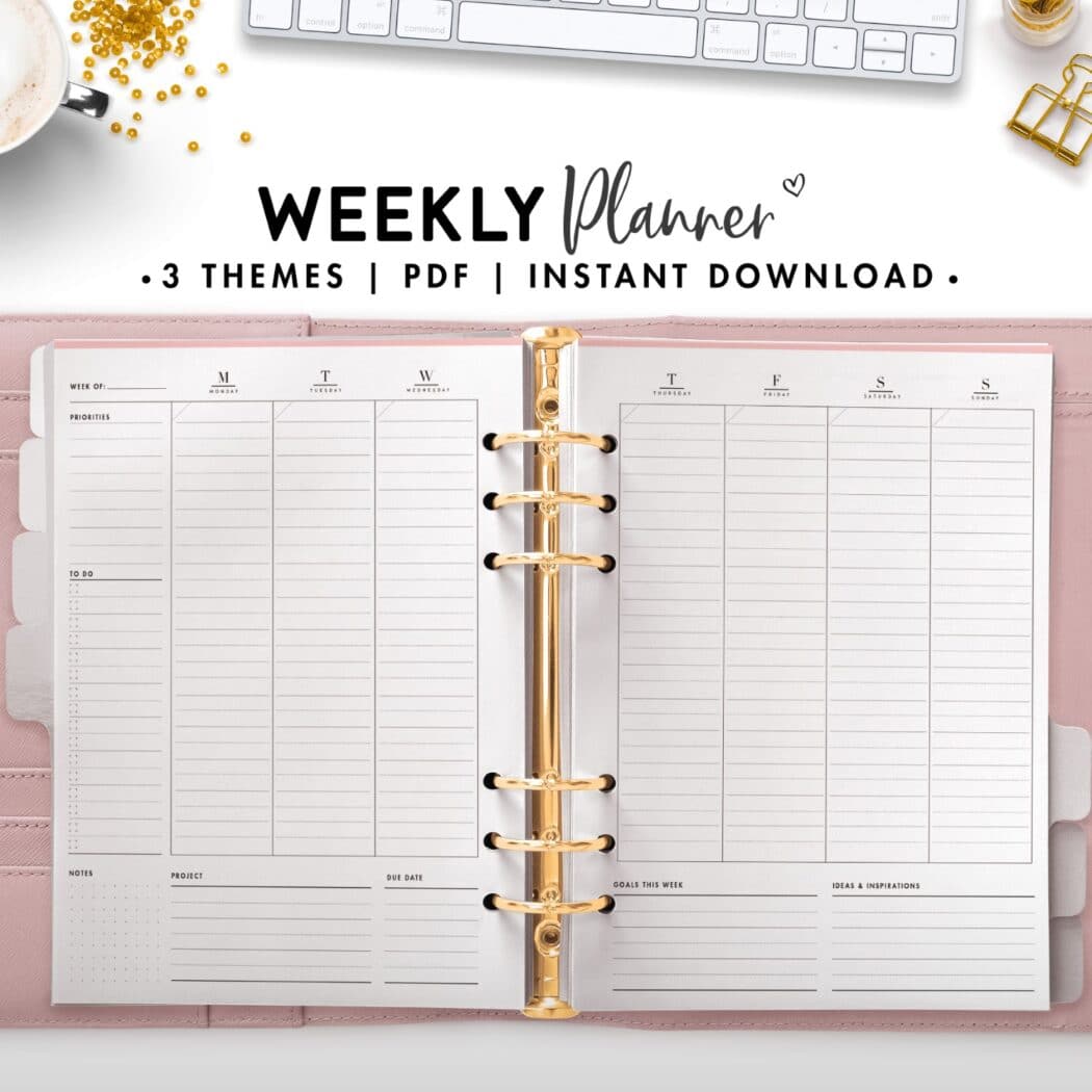 weekly planner - soft