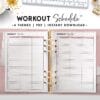 workout schedule - soft