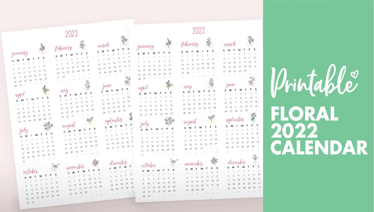 2022 Calendar Printable One Page World Of Printables