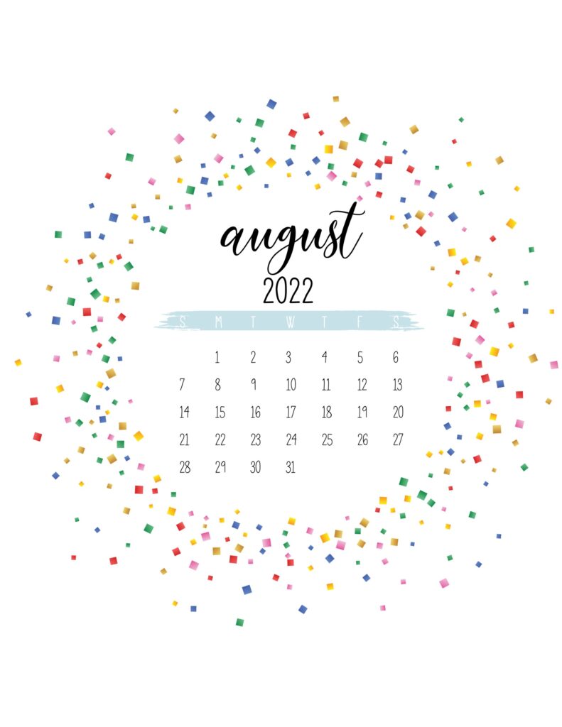 free printable august 2022 calendars world of printables