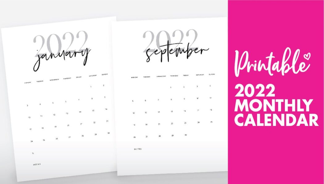 Printable 2022 Calendar Template World of Printables