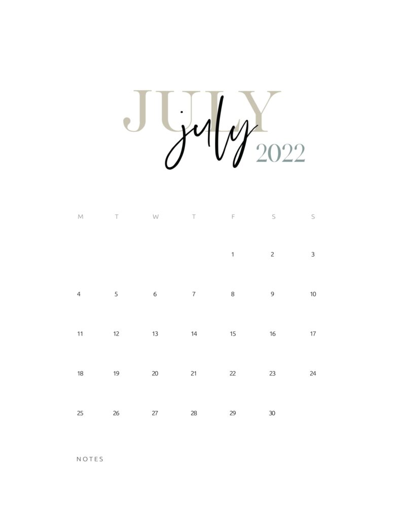 free printable july 2022 calendars world of printables