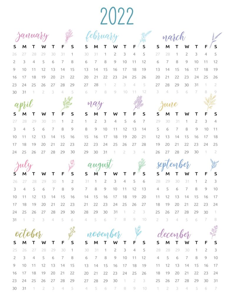 Yearly Calendar Printable World Of Printables All In One Photos Sexiz Pix 4718