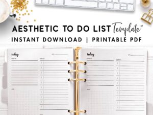 free aesthetic to do list template pdf world of printables