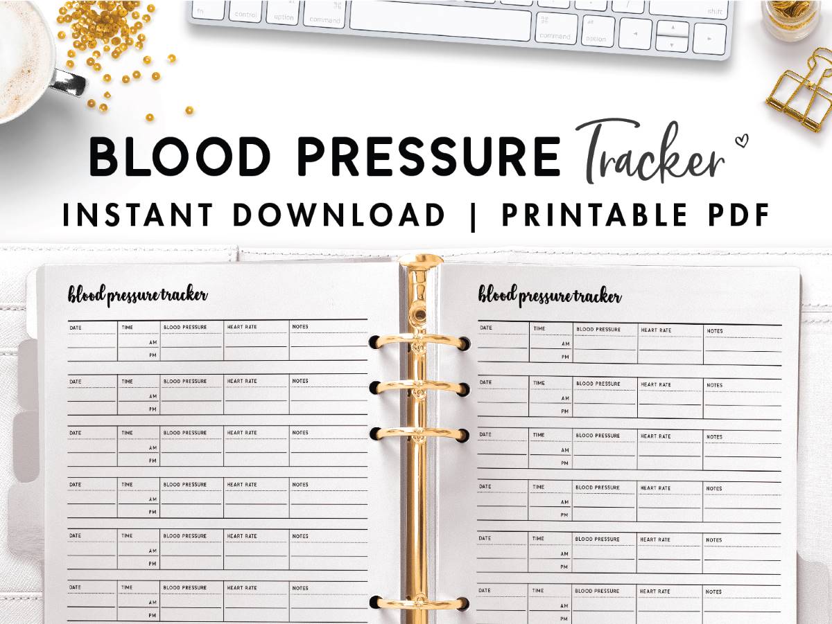 blood pressure tracker printable