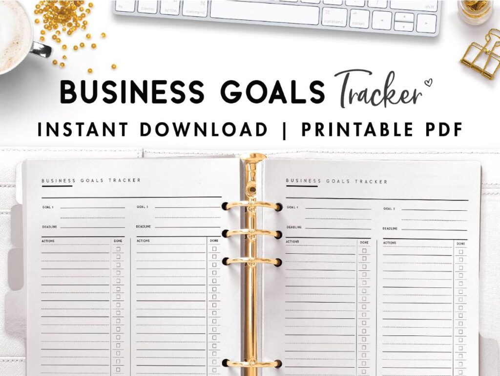 business goal setting worksheet