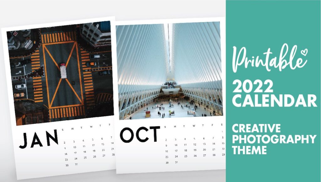 creative photography calendar 2022