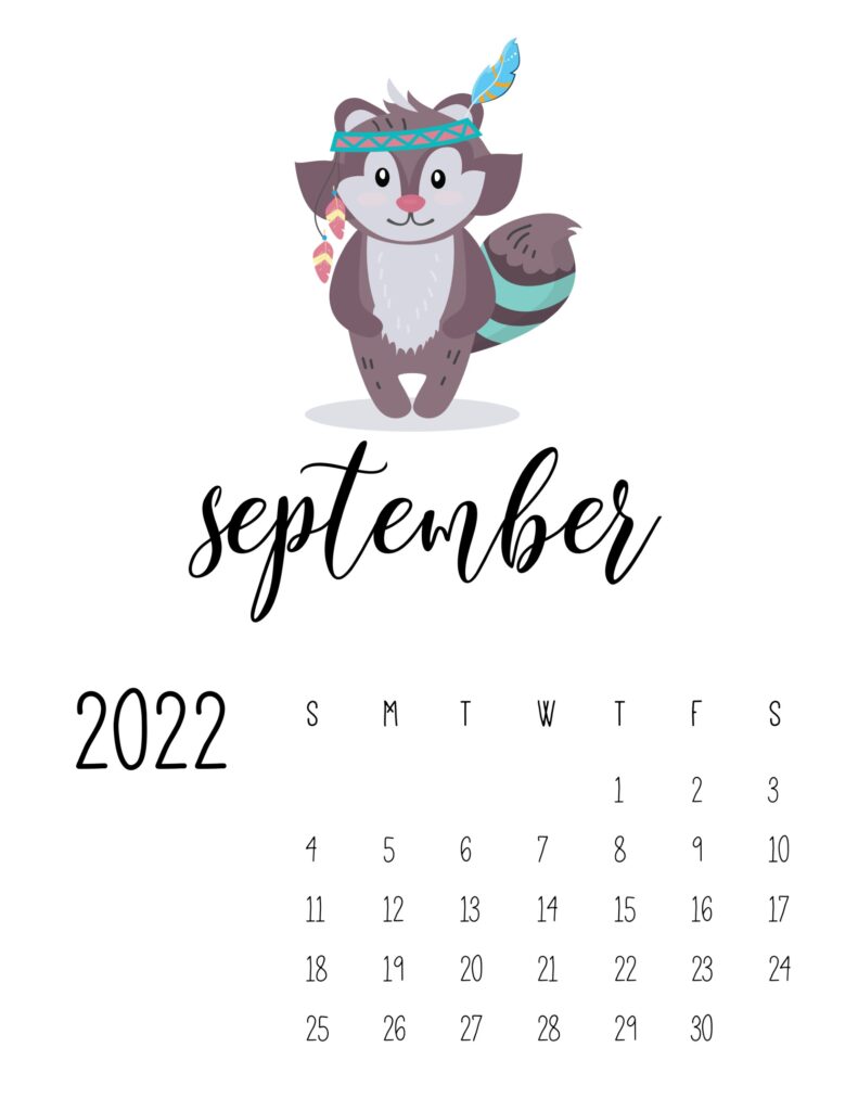 free printable september 2022 calendars world of printables