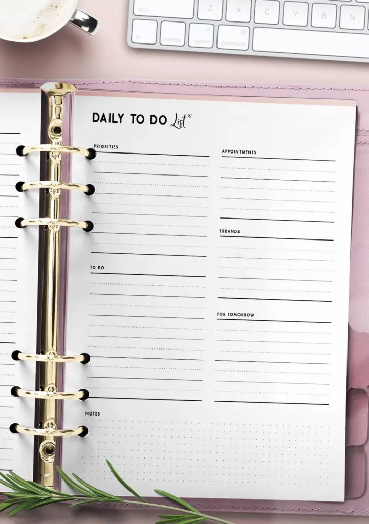 cute printable to do list pdf