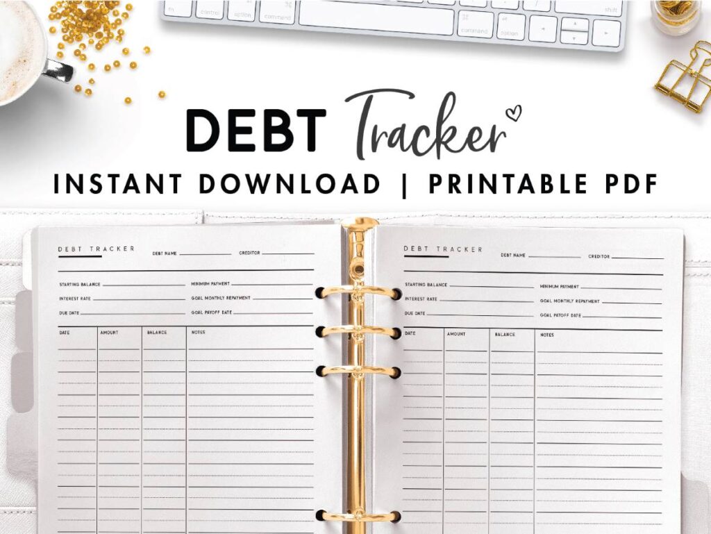 debt tracker template