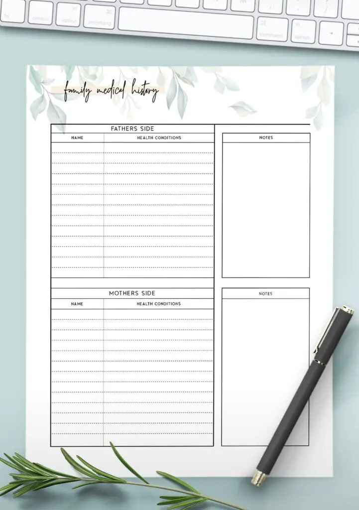 Create A Health Planner With These Free Printable Templates - World of Printables