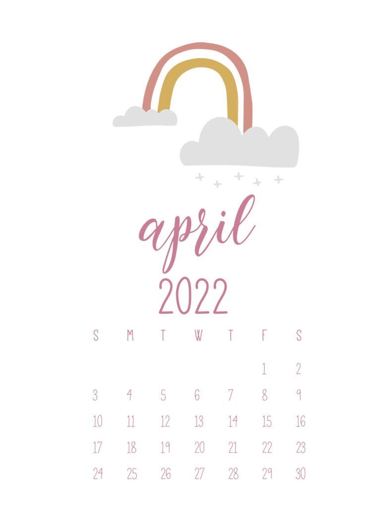 free cute printable calendar 2022 world of printables