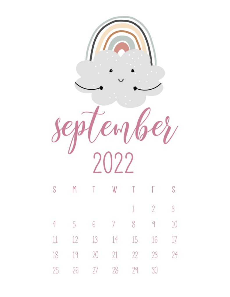 free printable september 2022 calendars world of printables