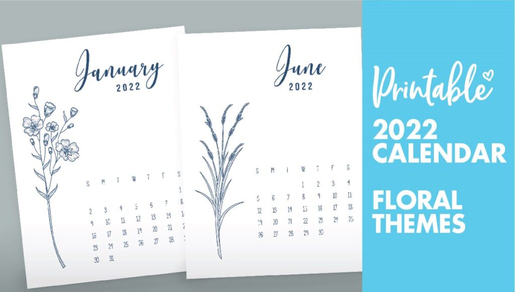 free printable 2022 calendar
