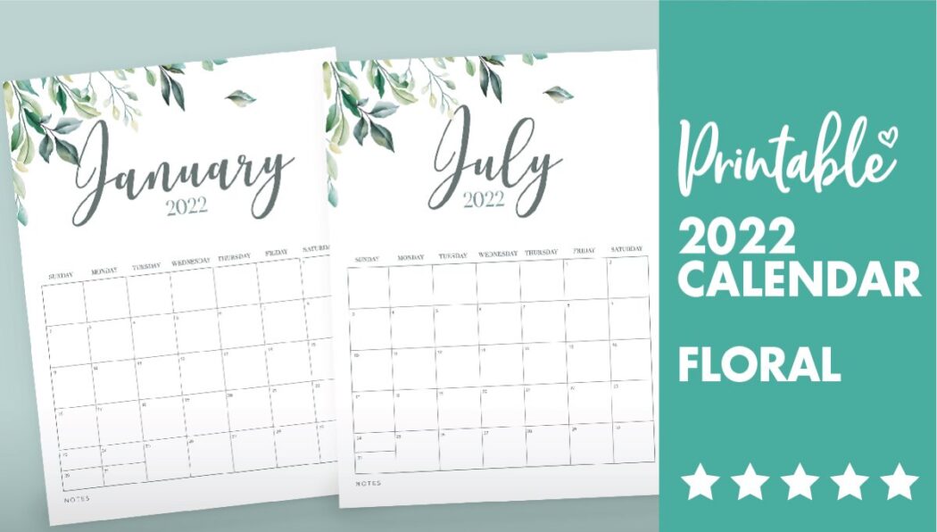 Free Printable Calendars For 2021 & 2022 - World of Printables