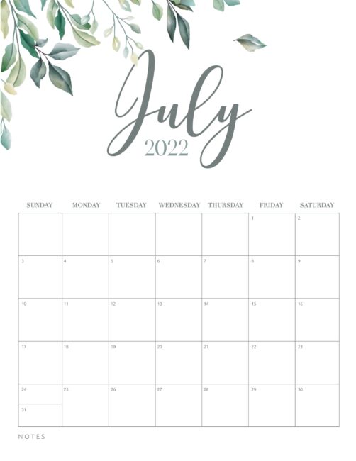 Free Printable Calendars For 2021 & 2022 - World of Printables