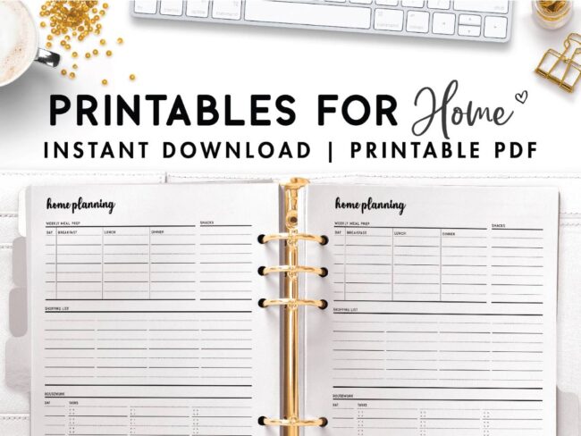 Printable Planner Templates To Help You Organize Your Life - World of ...