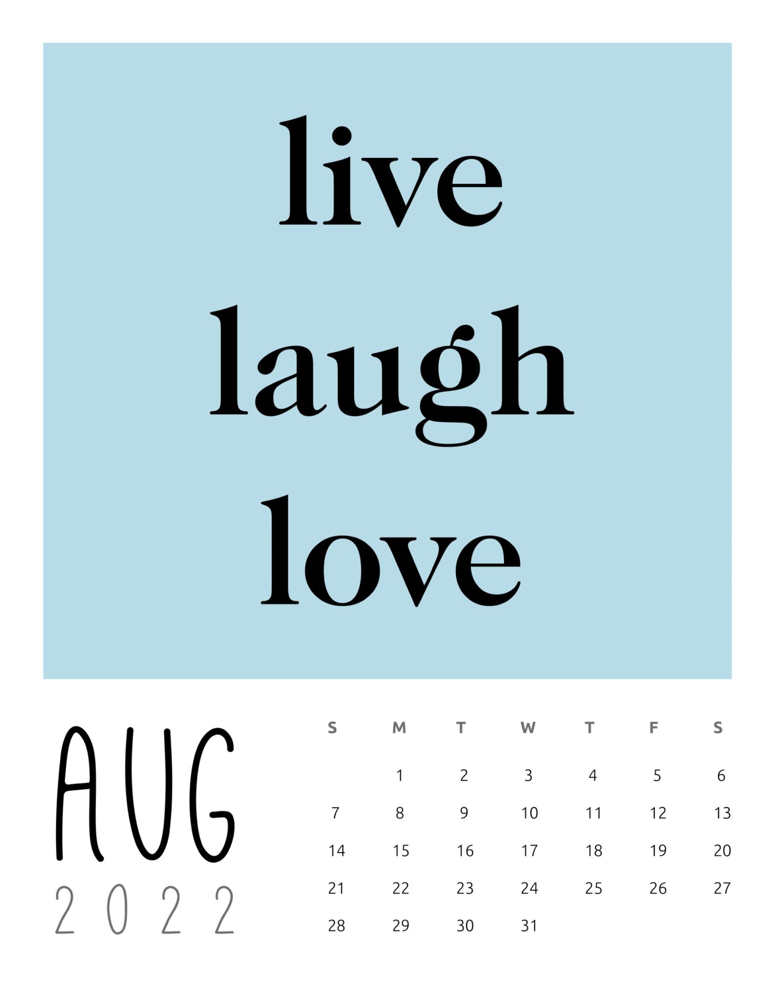 Inspirational Quotes Calendar 2022 World of Printables