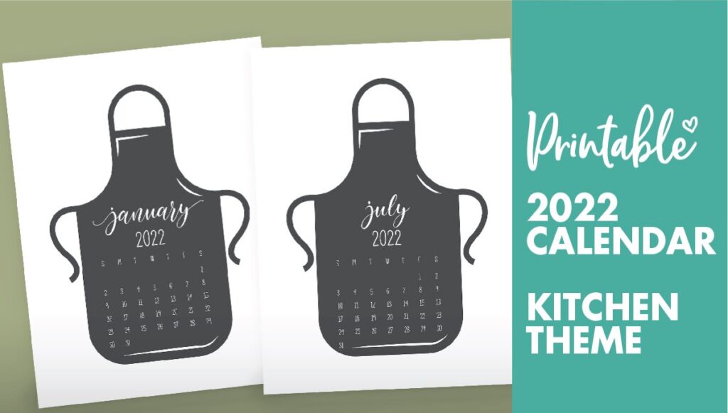 kitchen calendar 2022