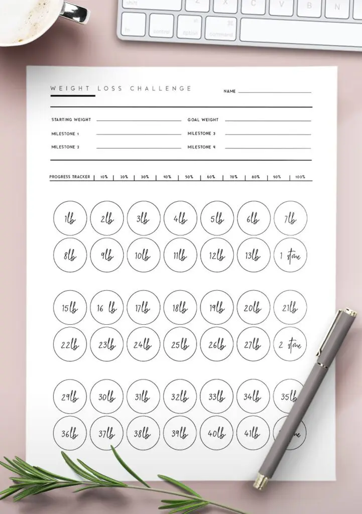lose weight competition template