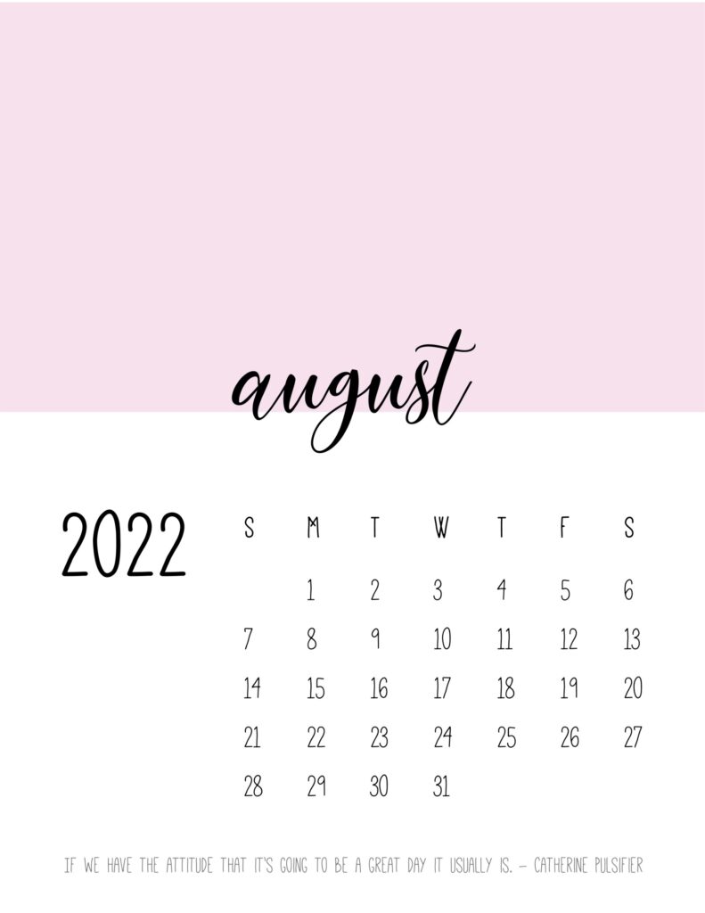 free printable august 2022 calendars world of printables