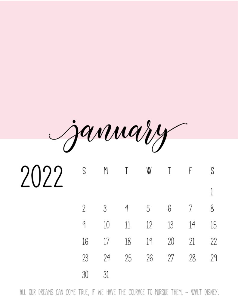 monthly calendar 2022 printable world of printables