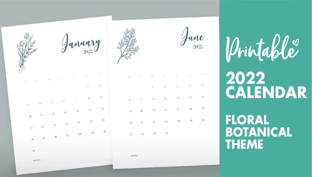 printable calendar 2022