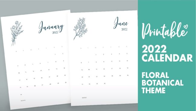 printable calendar 2022
