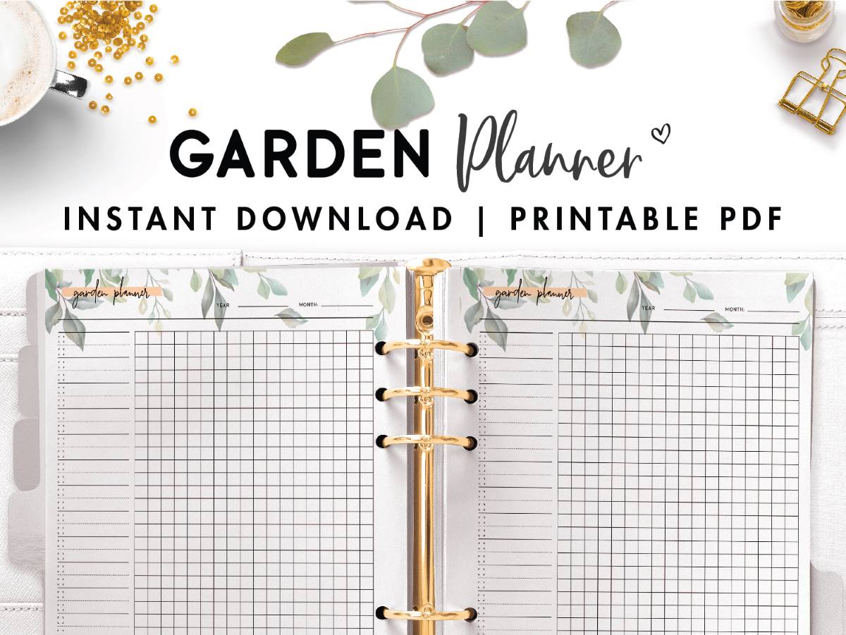 Free Garden Planner Template World of Printables