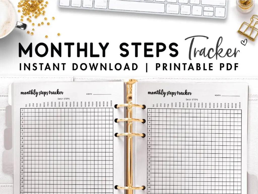 monthly steps tracker