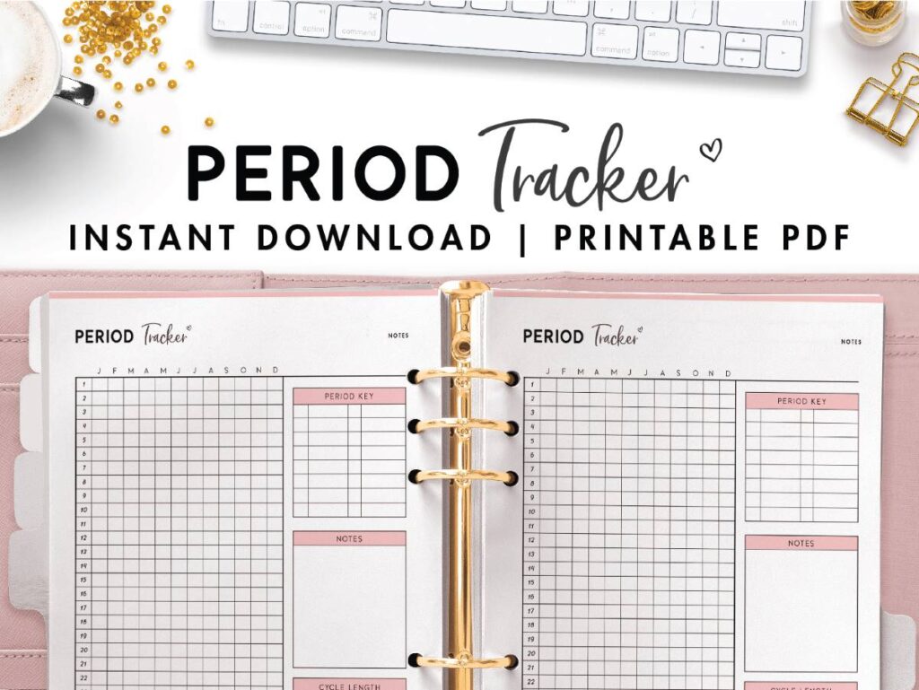 printable period tracker