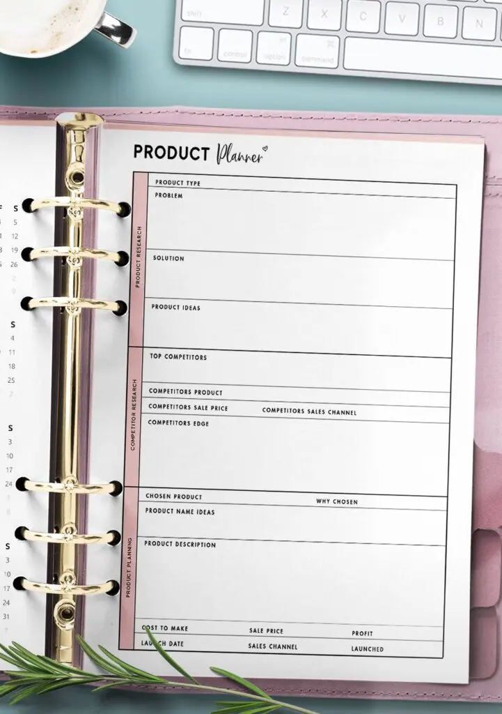 product launch planner template